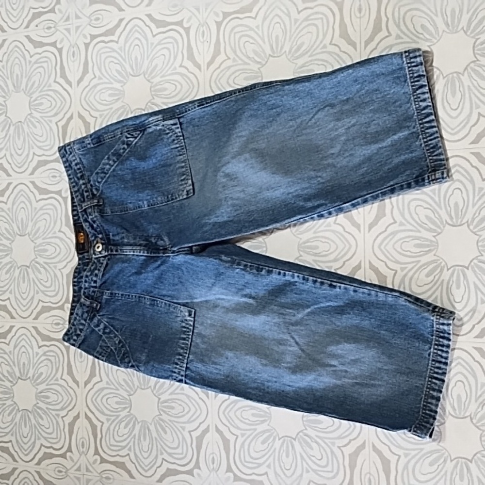 Womens Cotton denim jeans capris sz 13/14 ROUTE 66 b62